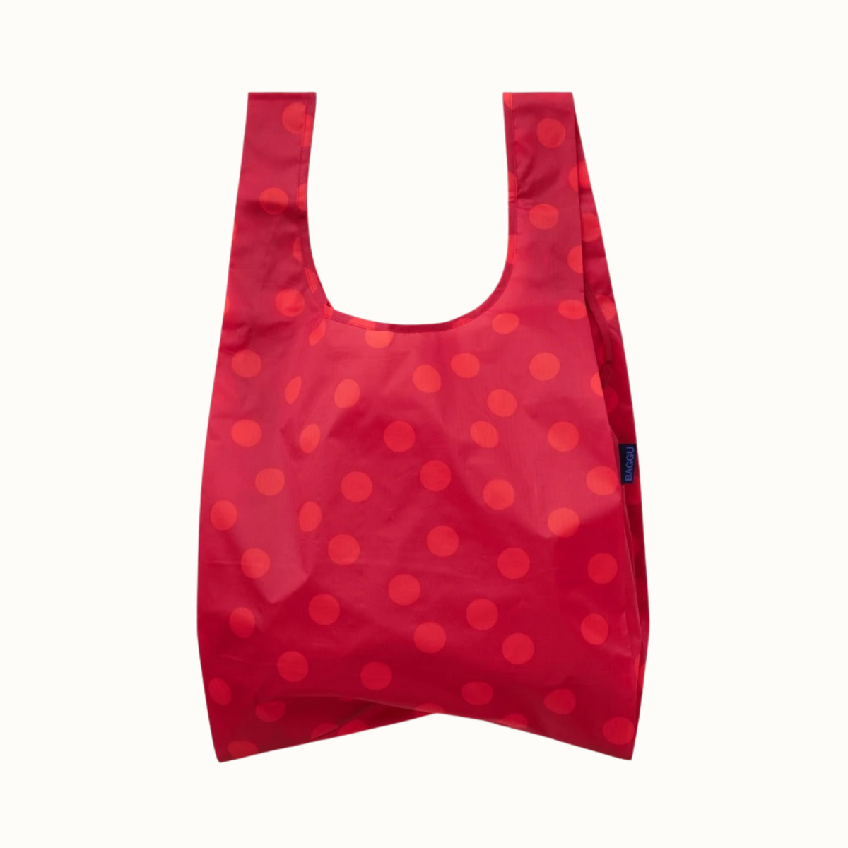 Standard Baggu Reusable Tote - Red Polka Dot