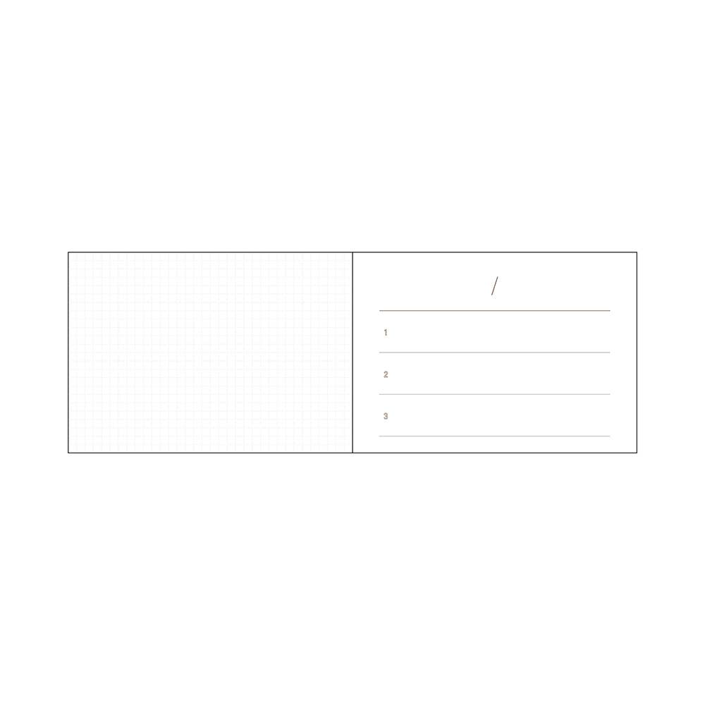 Easy Journal 3 things - White
