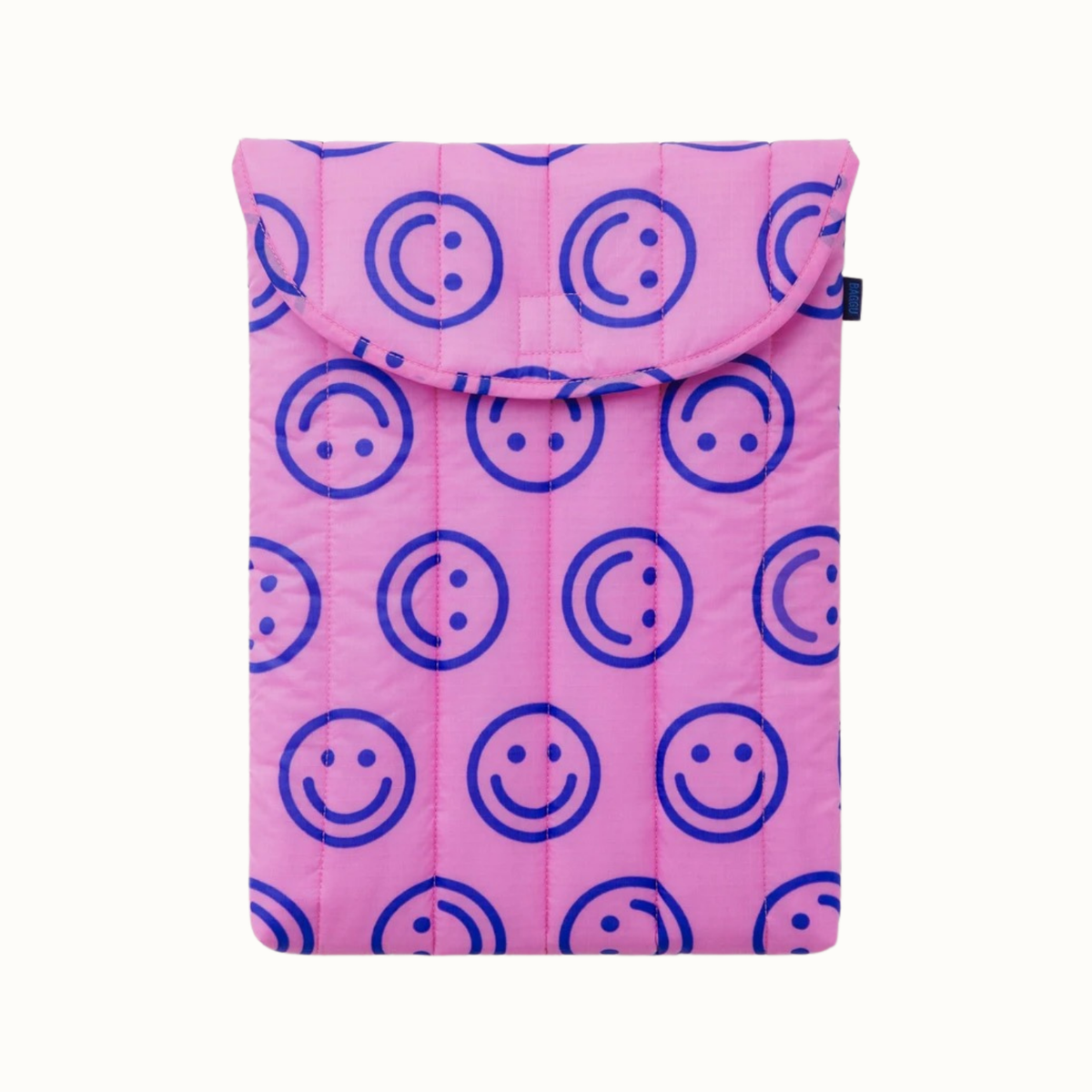 Puffy Laptop Sleeve 16" - Pop Pink Happy