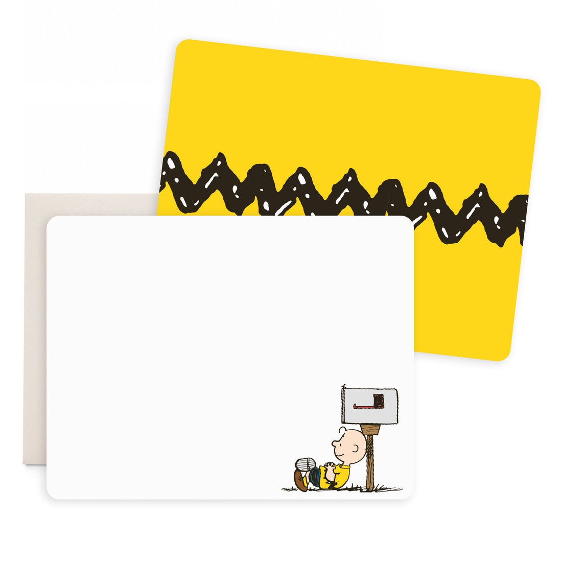 PEANUTS- Charlie Brown Mailbox Flat Notes
