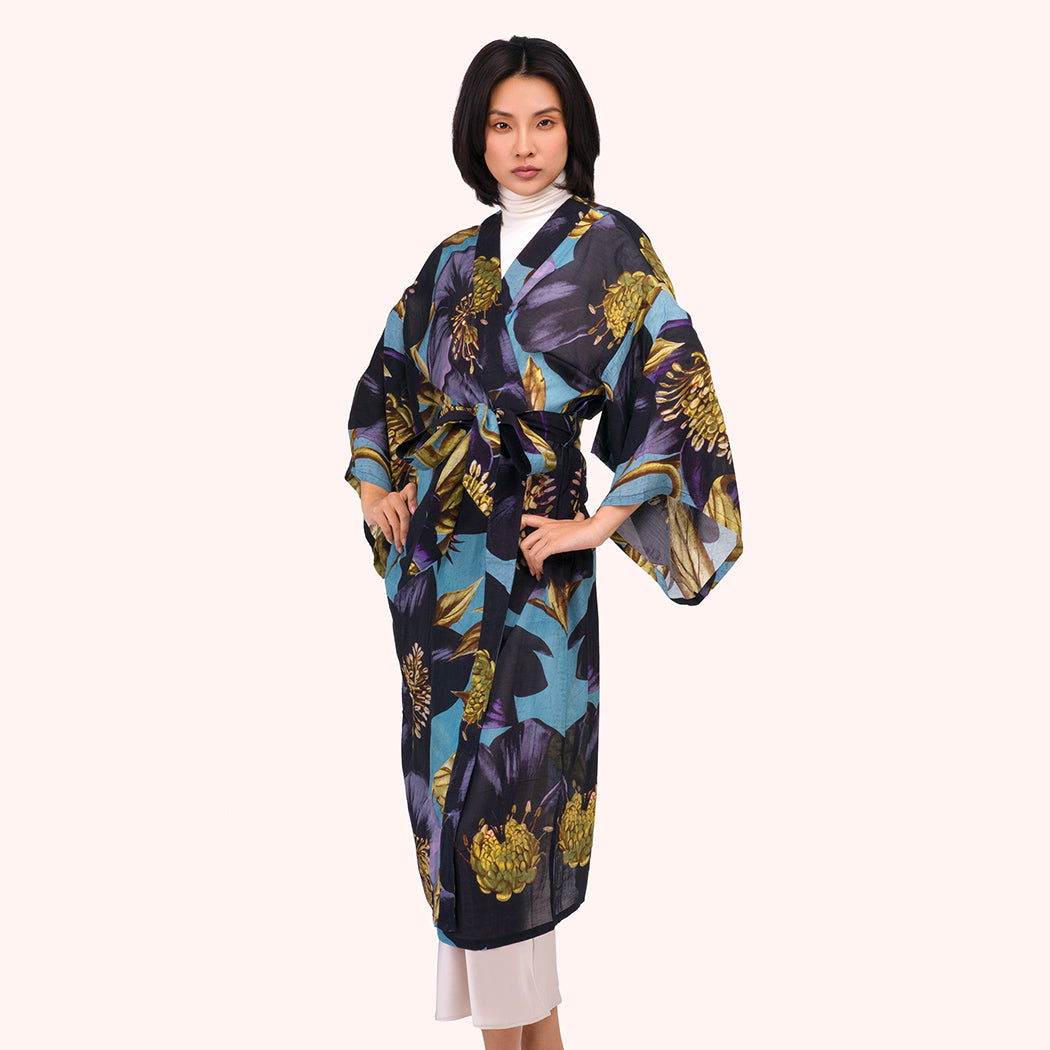 Long Kimono Gown