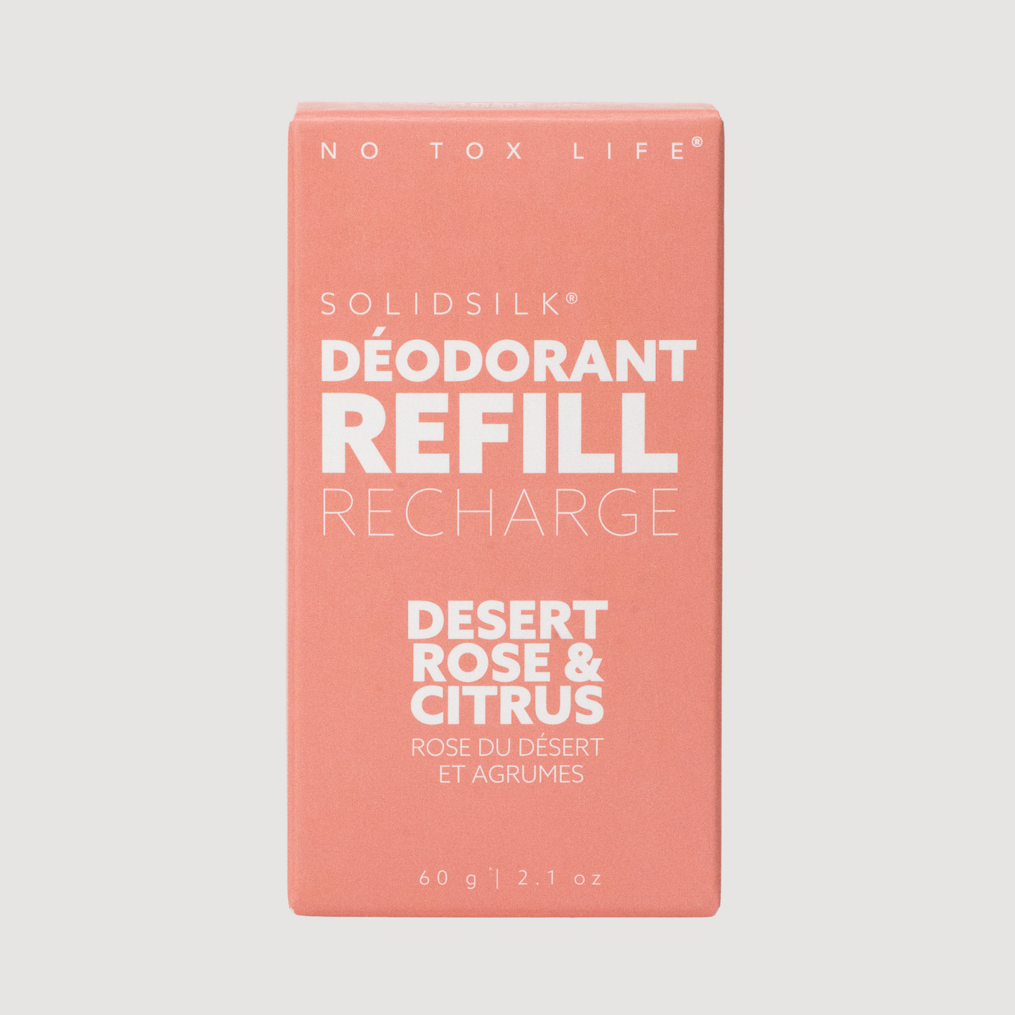 Deodorant refill cartridge, SolidSilk Desert Rose & Citrus