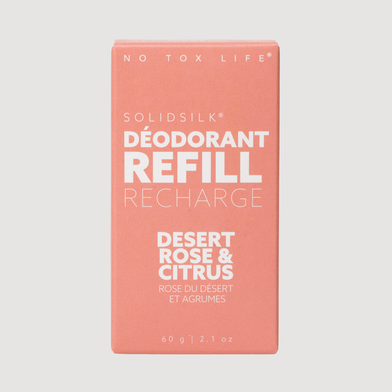 Deodorant refill cartridge, SolidSilk Desert Rose & Citrus