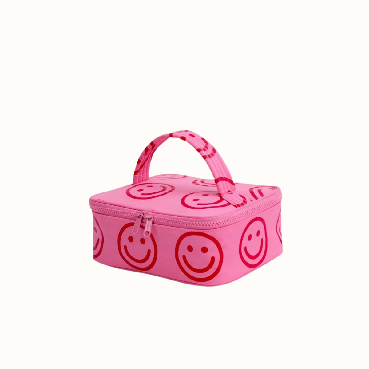Small Cosmetic Case - Azalea Pink Happy