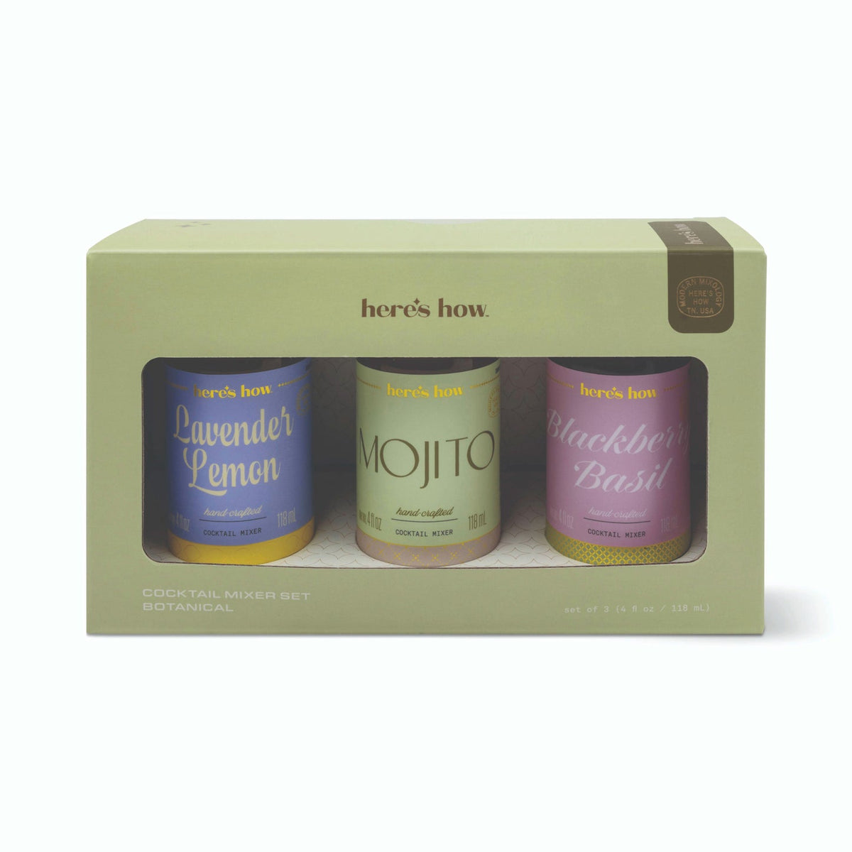 Set of 3 Mini Mixers - Botanicals