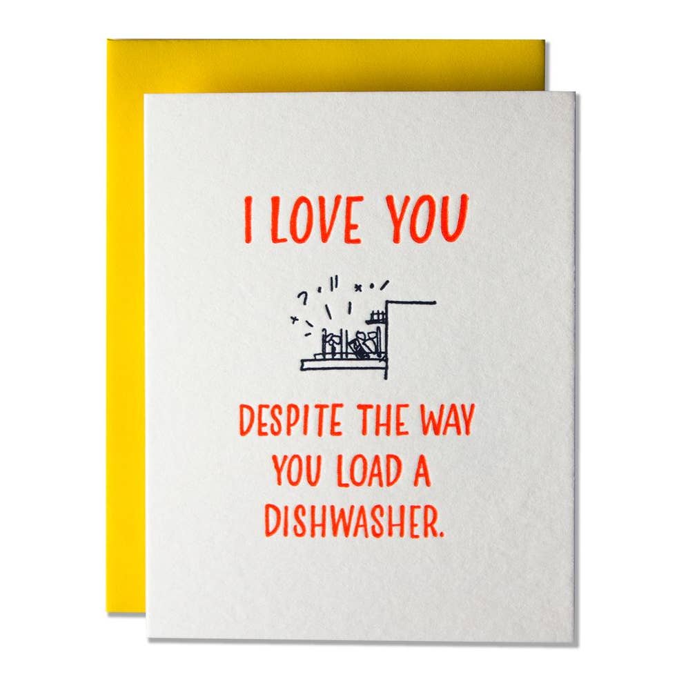 Load A Dishwasher Love Card