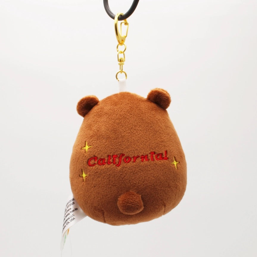 Plush California Bear Bag Charm