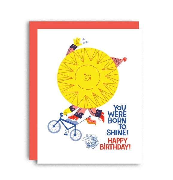 Born to Shine Birthday Card