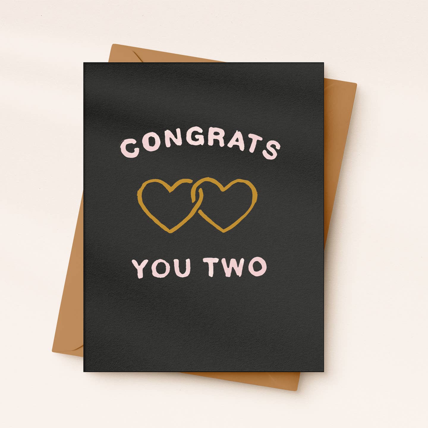 Congrats You Two Wedding Card
