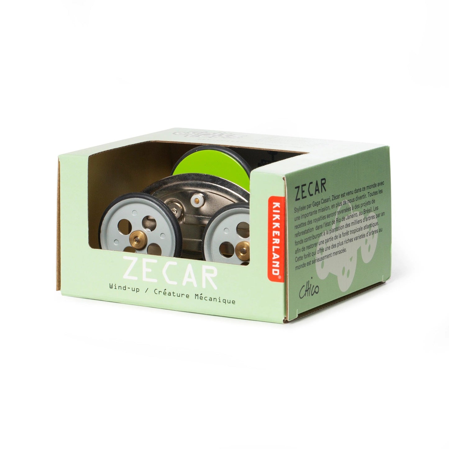 Zécar flywheel gadget in green retail box