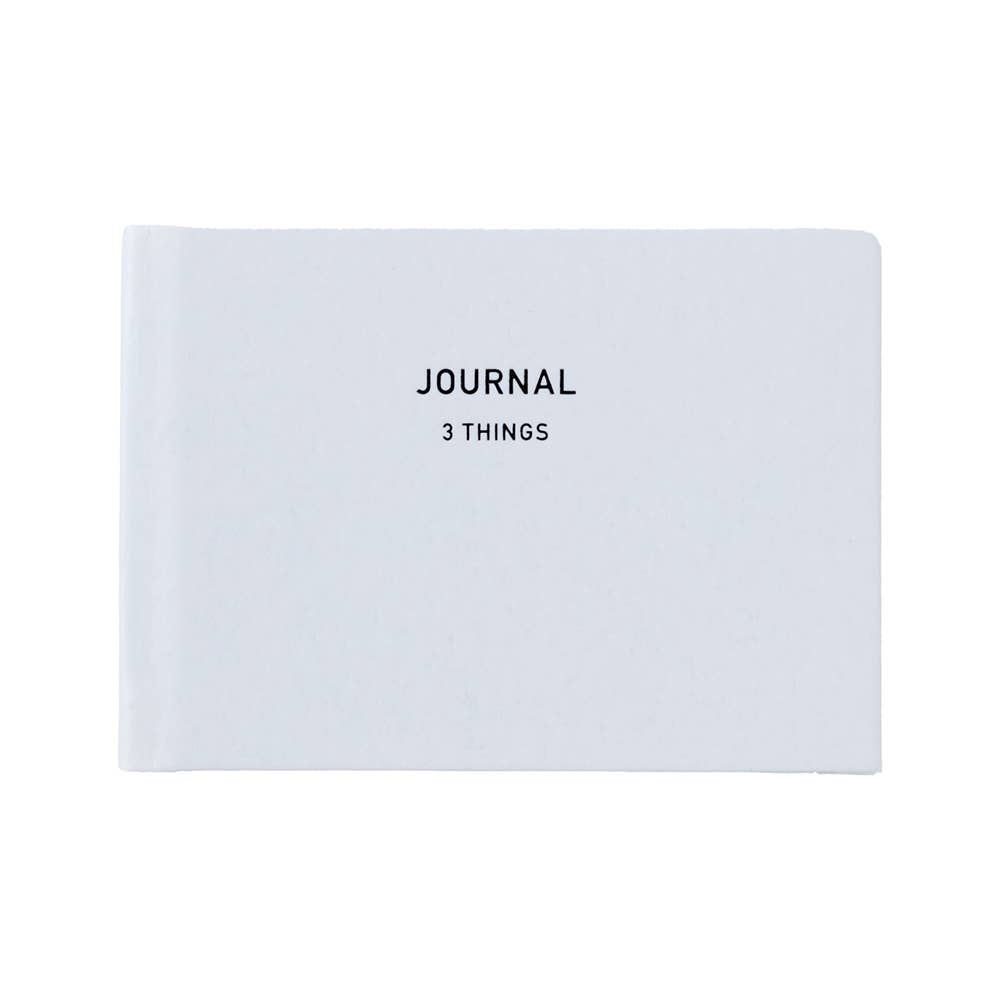 Easy Journal 3 things - White