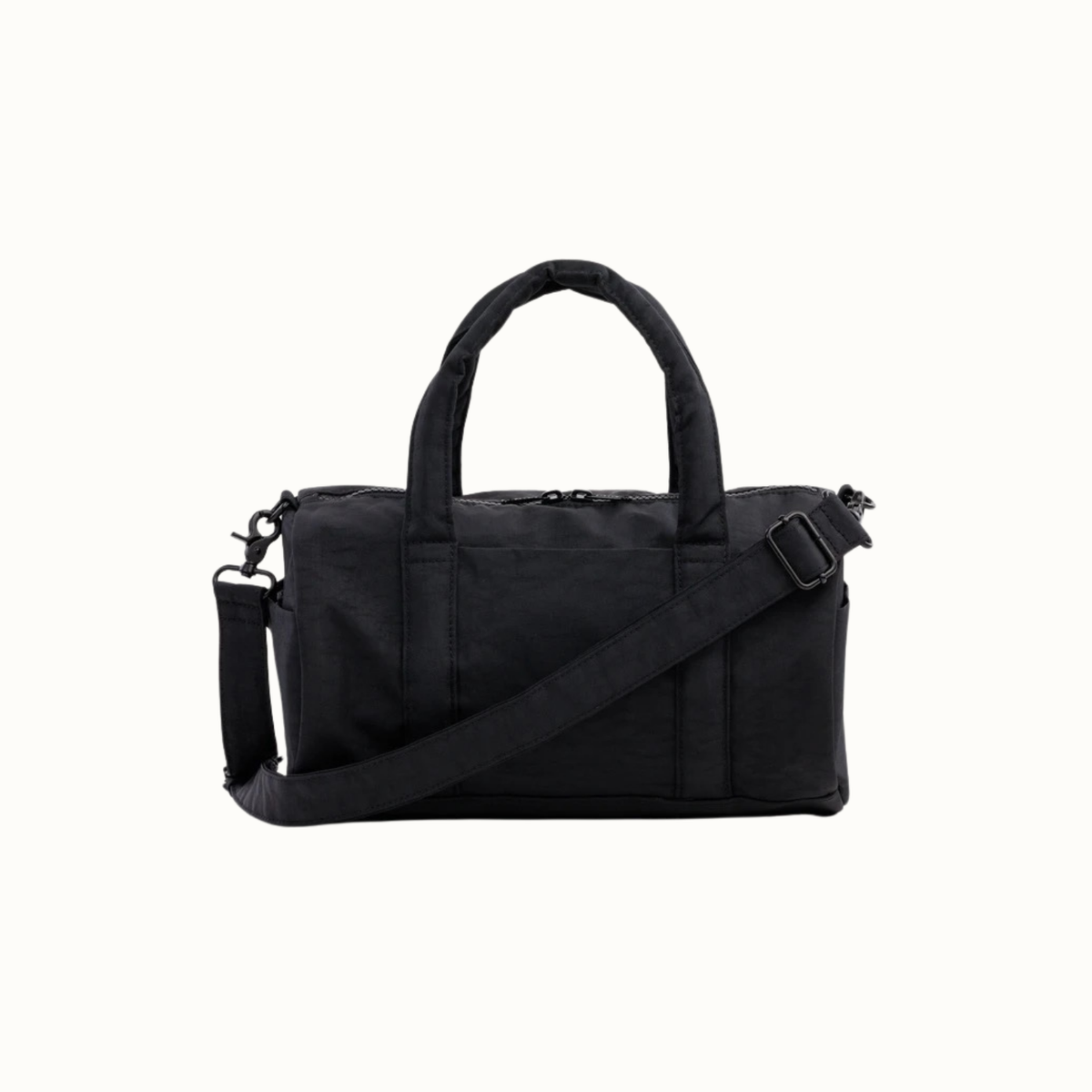 Nylon Duffle Bag - Black