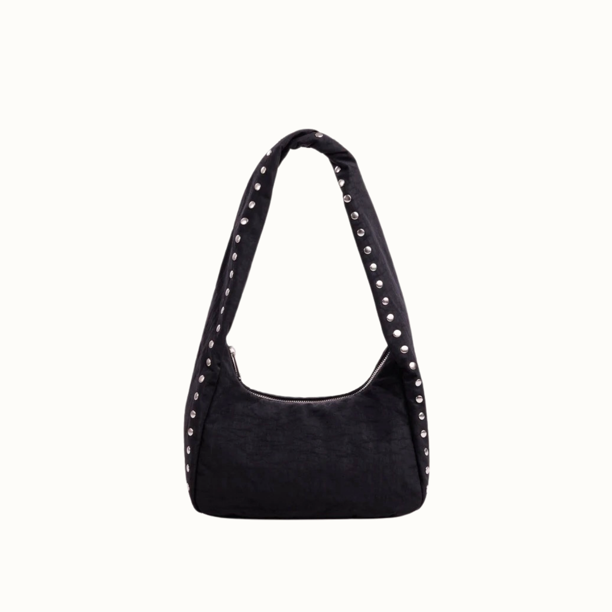 Small Nylon Meringue Bag - Studs