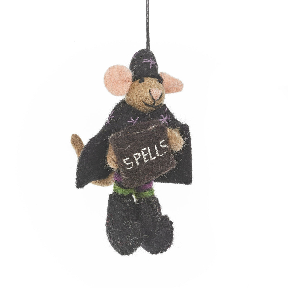 Spellbound Mouse Handmade Felt Decoration