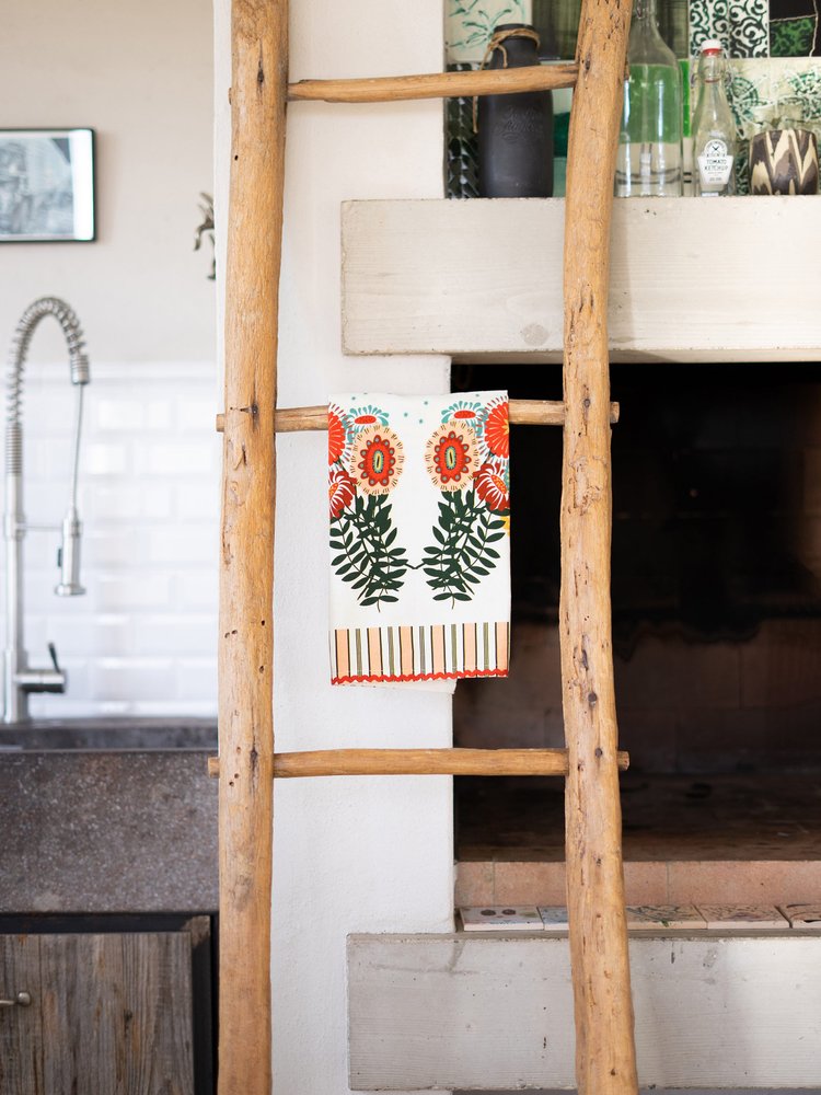 Cotton Kitchen Towel - Cleo Quad