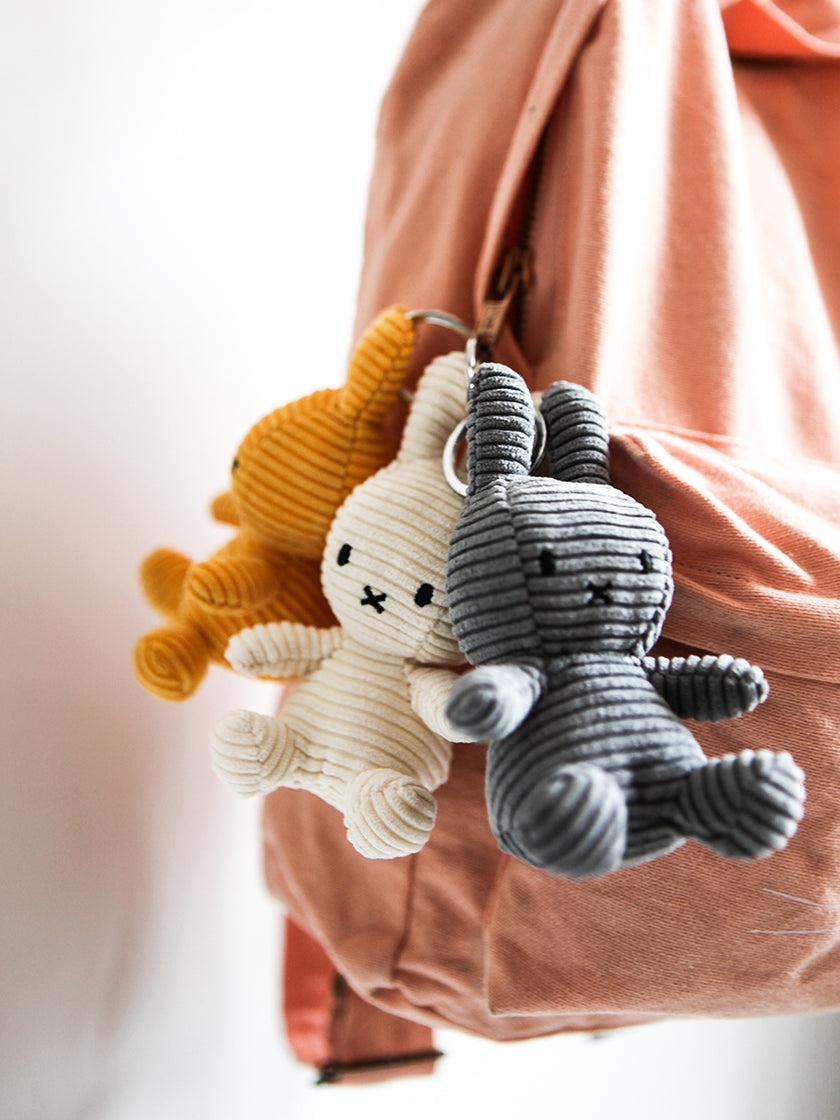 Miffy Keychain ECO Corduroy 4"