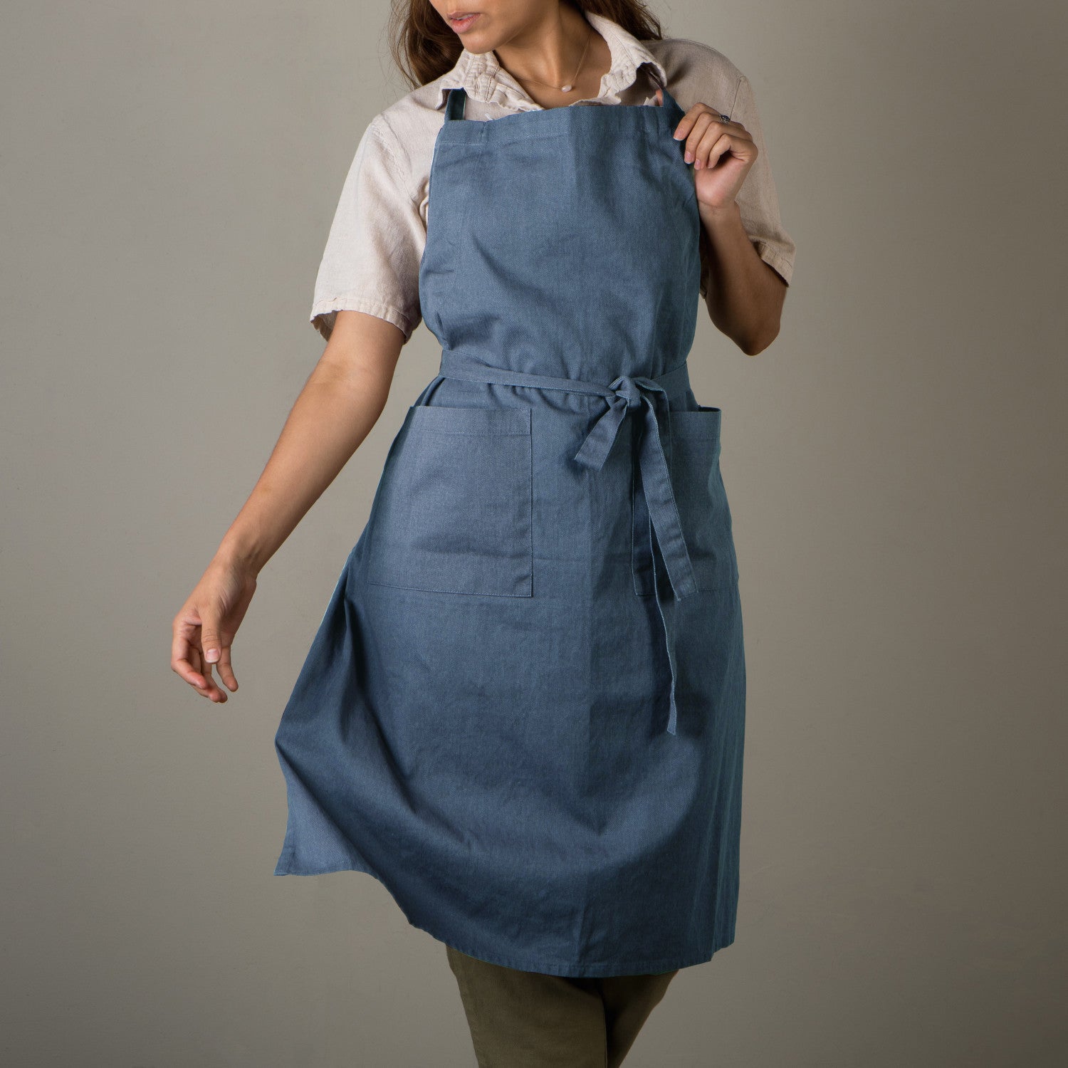 Stonewash Apron - Midnight Blue