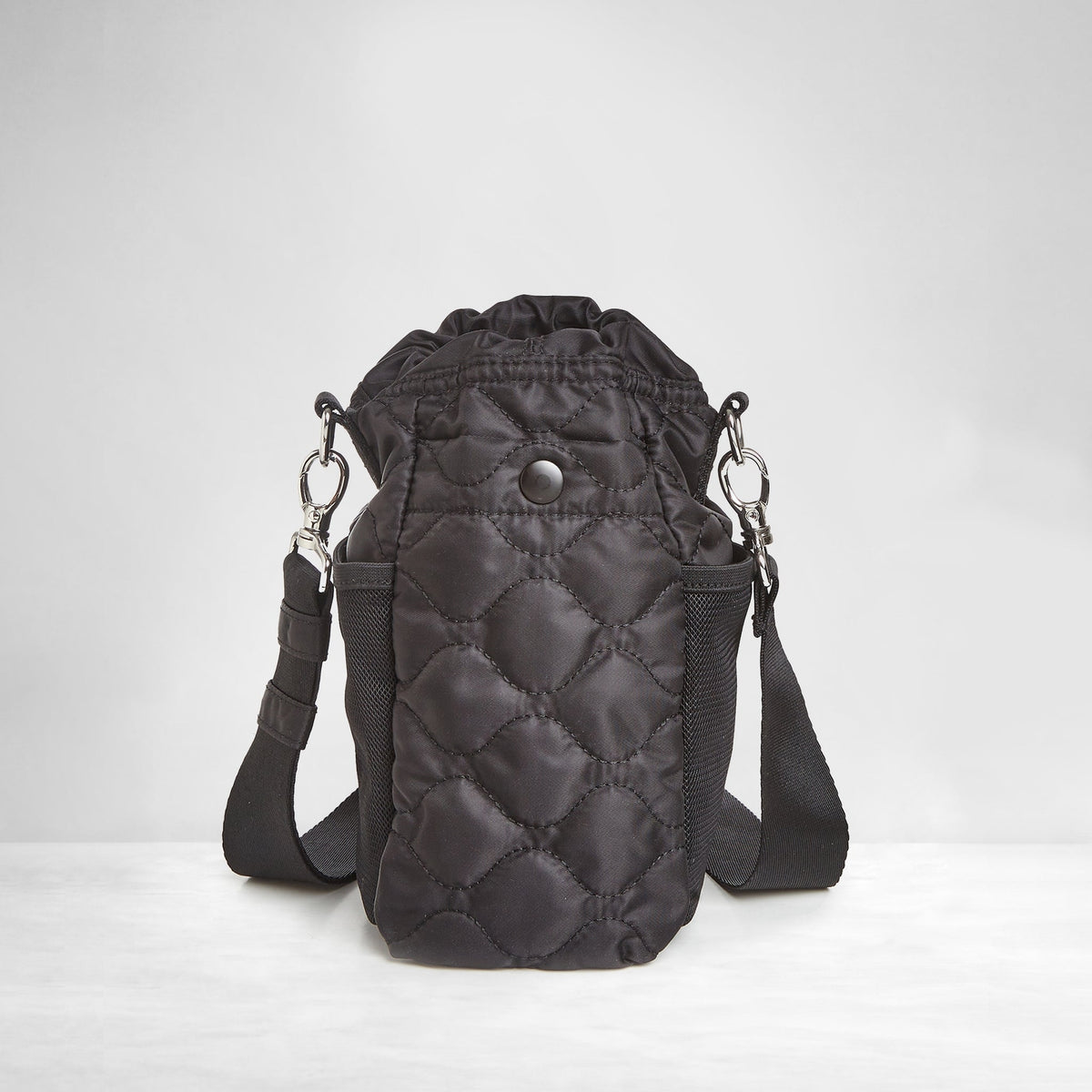 Bea - Small Quilted Sling Bag - Black