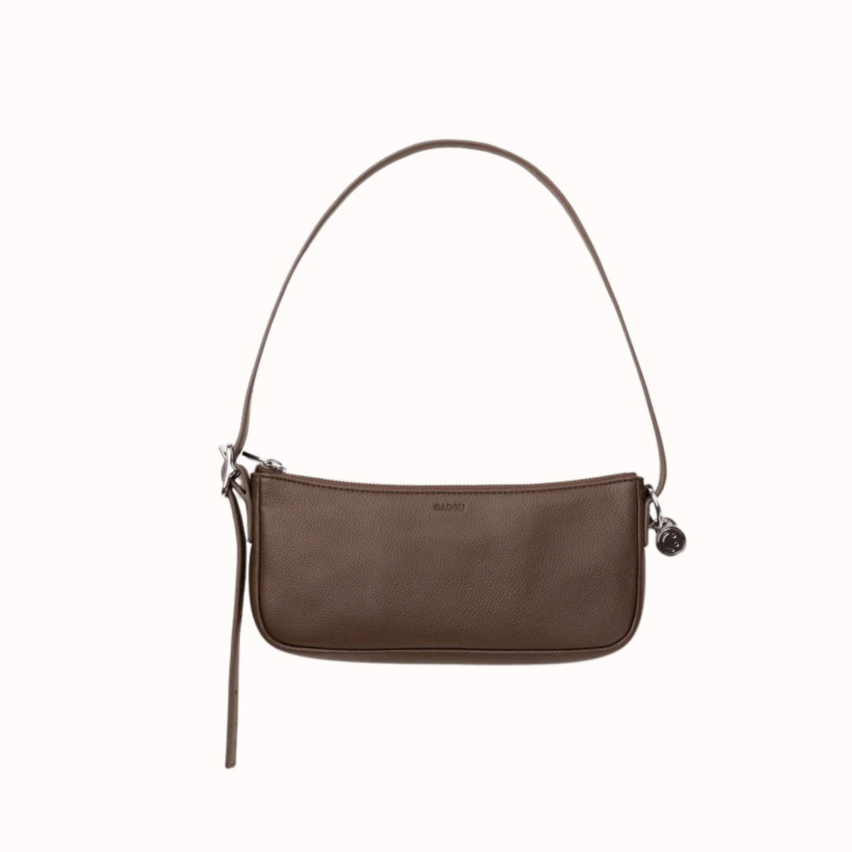Recycled Leather Pochette - Brown