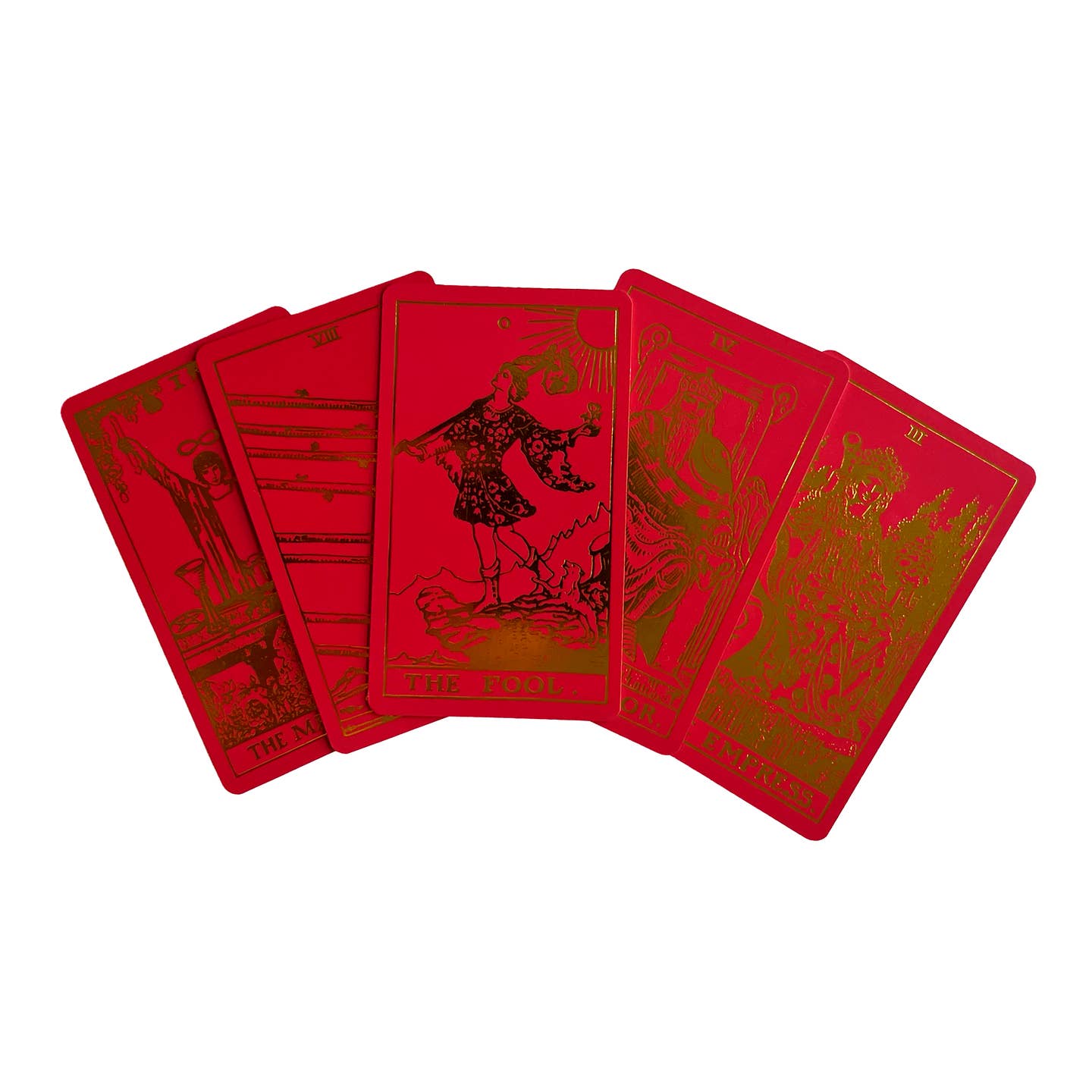 Scarlet Tarot Deck & Guide | Classic Design and Gold Foil