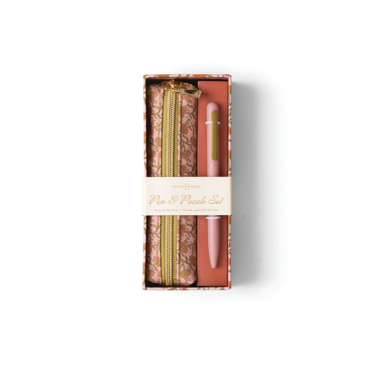 Pen & Pouch Set - Vintage Floral