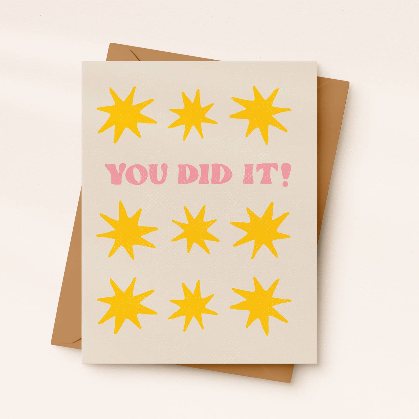 You Did It Star Card
