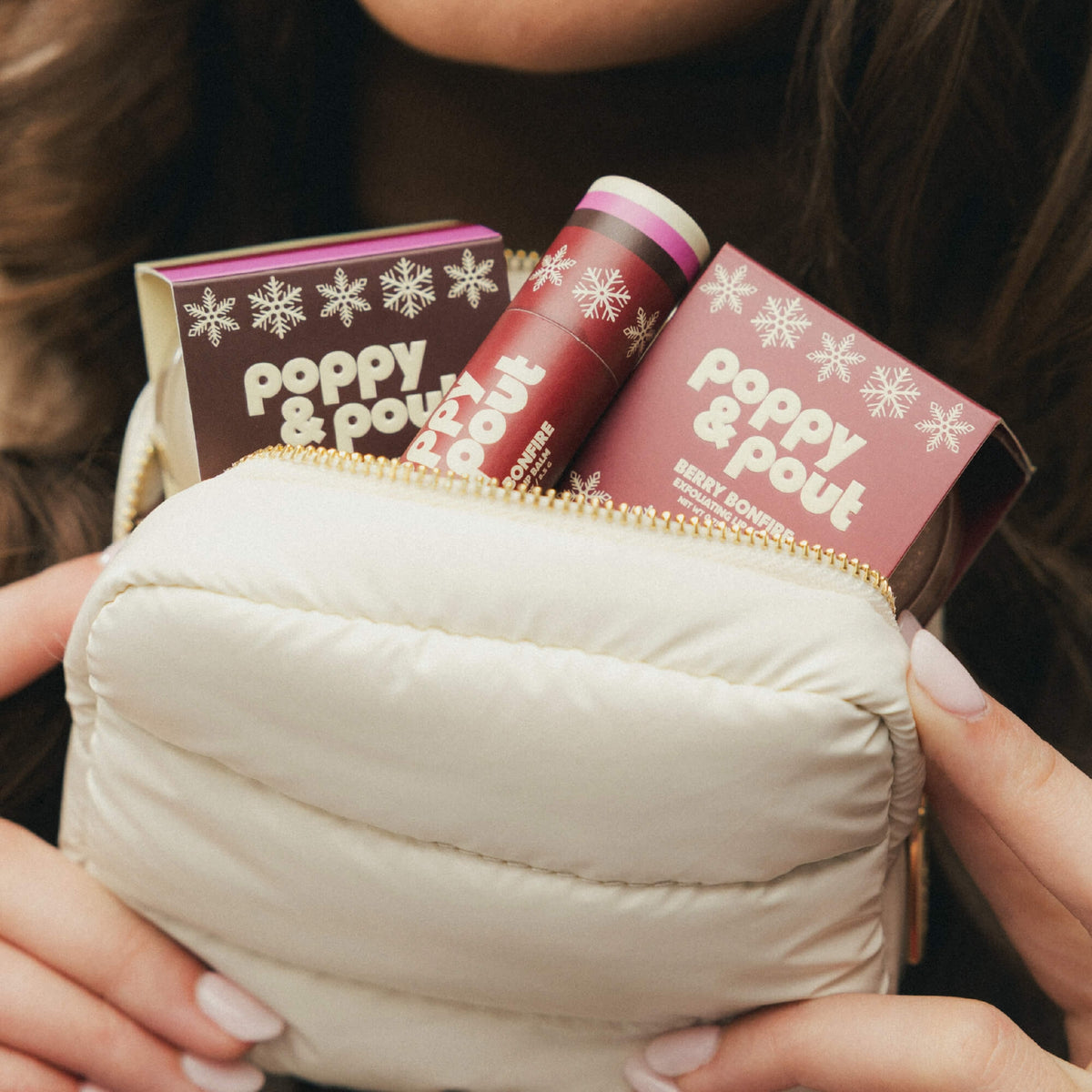 Puffer Bag Gift Set, Berry Bonfire, Limited Edition