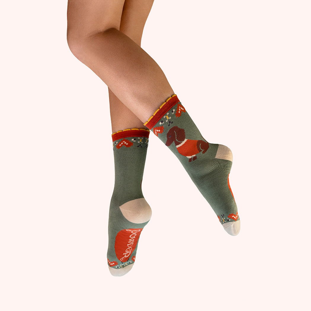 Ankle Socks - Snuggle Sausage Dogs
