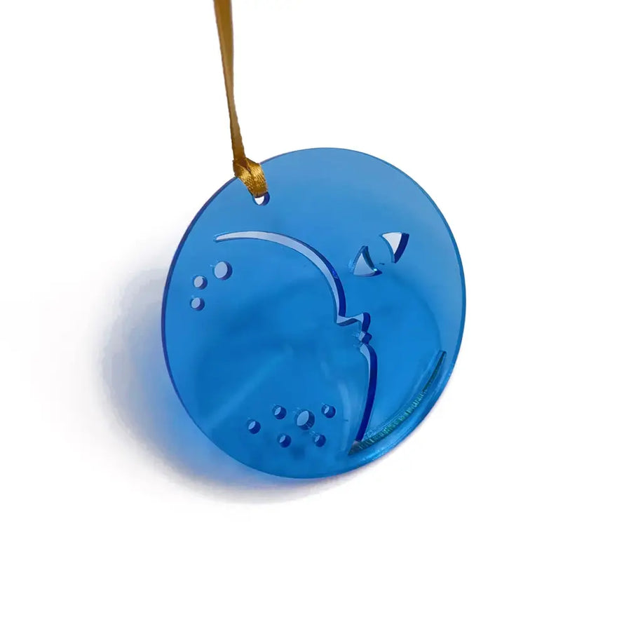 Neon Acrylic Suncatcher - Blue Moon