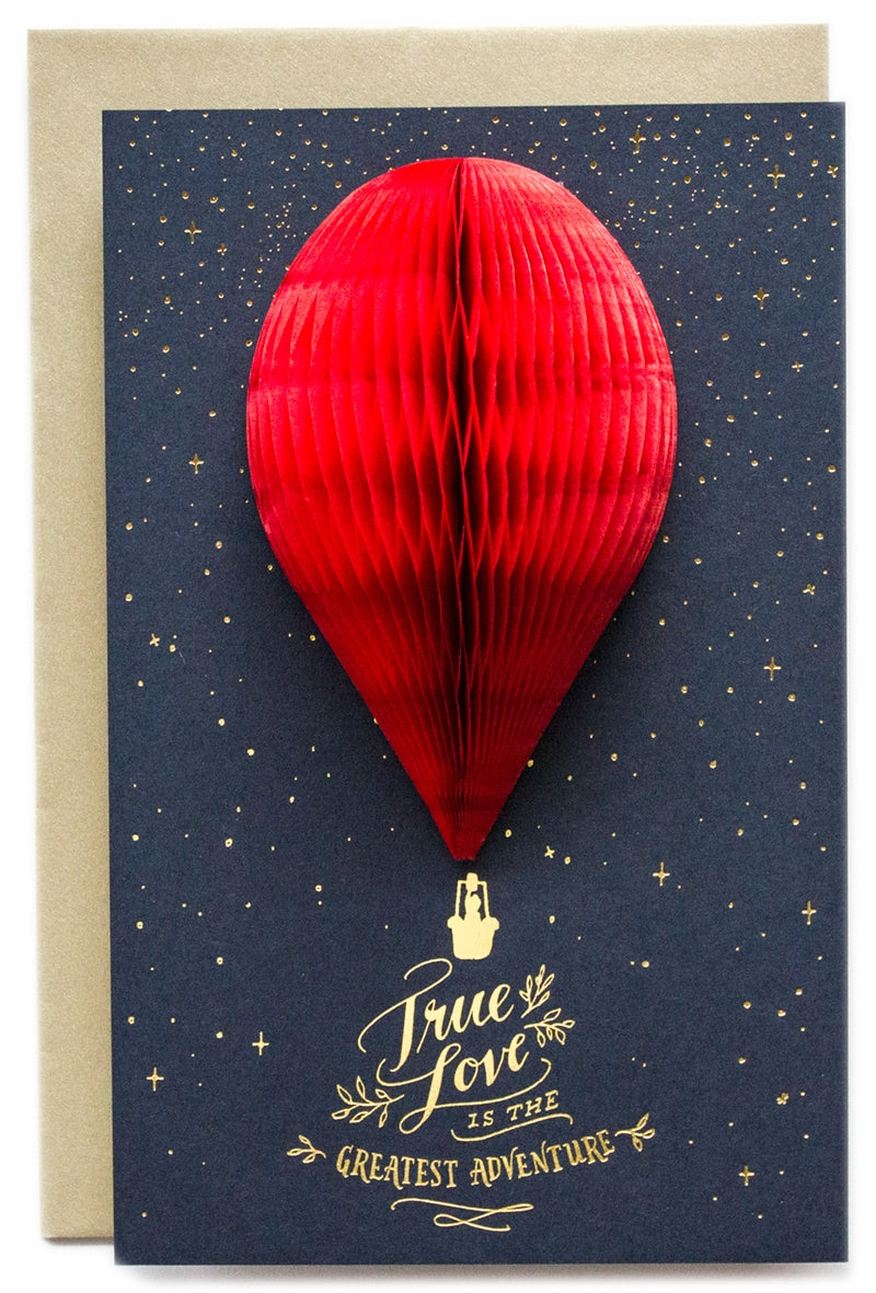 Deluxe True Love Balloon Card
