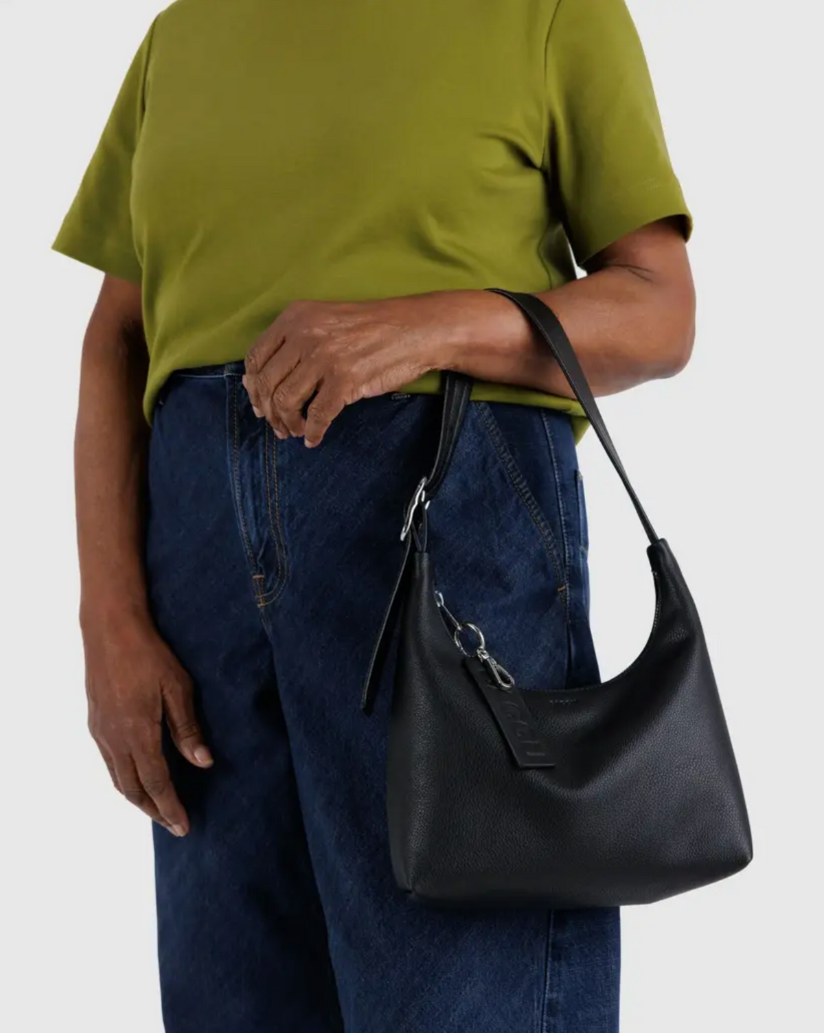Mini Recycled Leather Shoulder Bag - Dune