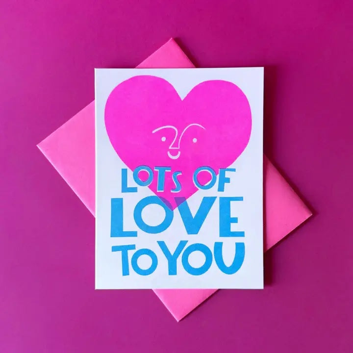 Lots of Love  Greeting Card