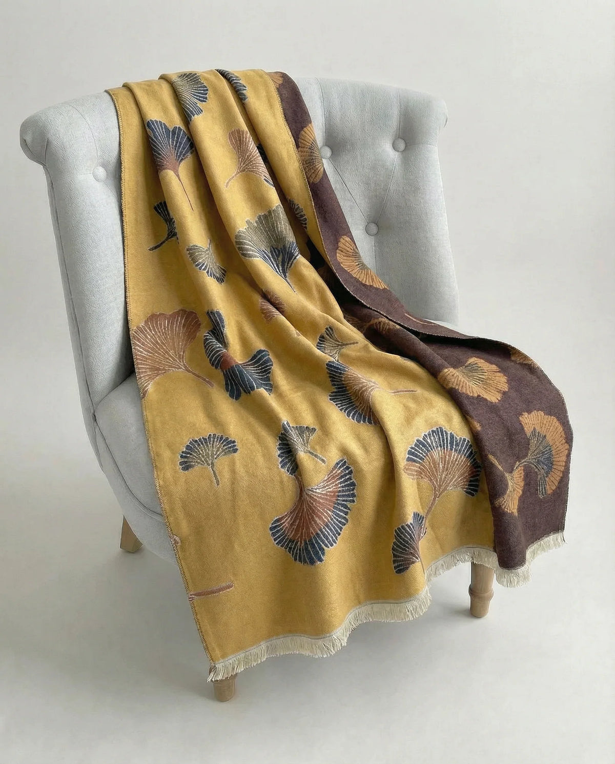 Gingko Wrap - Mustard