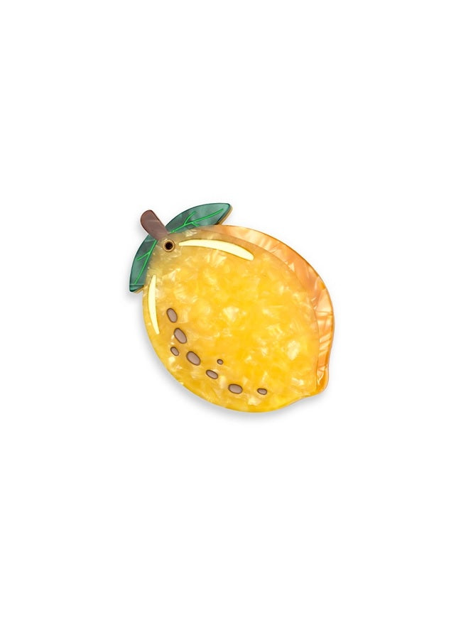 Folding Compact Mirror - Lemon