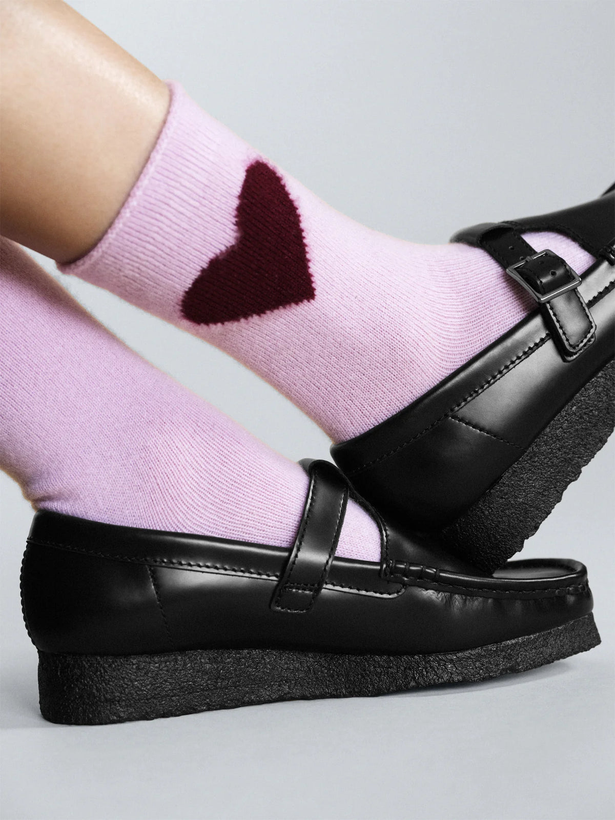 Love Cashmere Crew Socks - Orchid