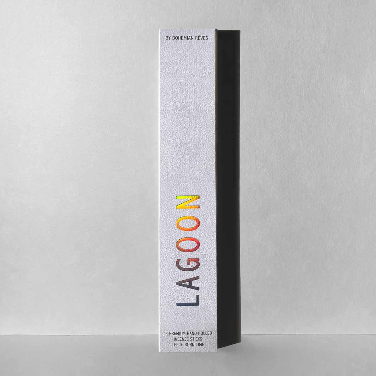 Hand-rolled incense stick box, Lagoon scent