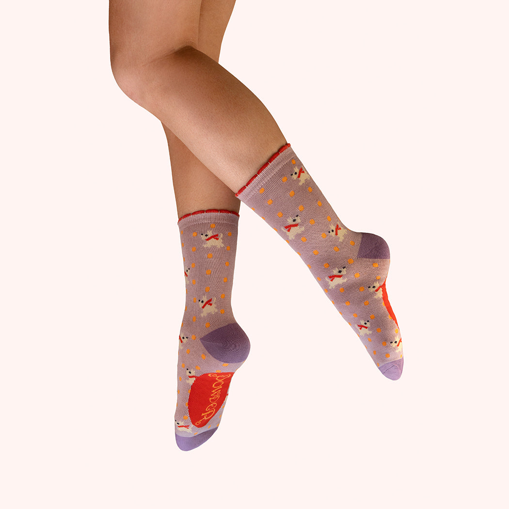 Ankle Socks - Woolly Westies