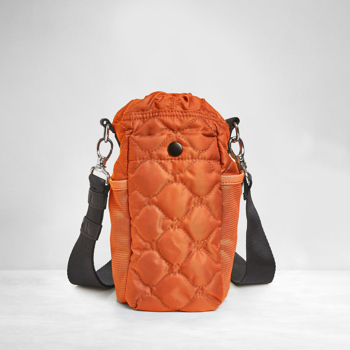 Bea - Small Quilted Sling Bag - Orange