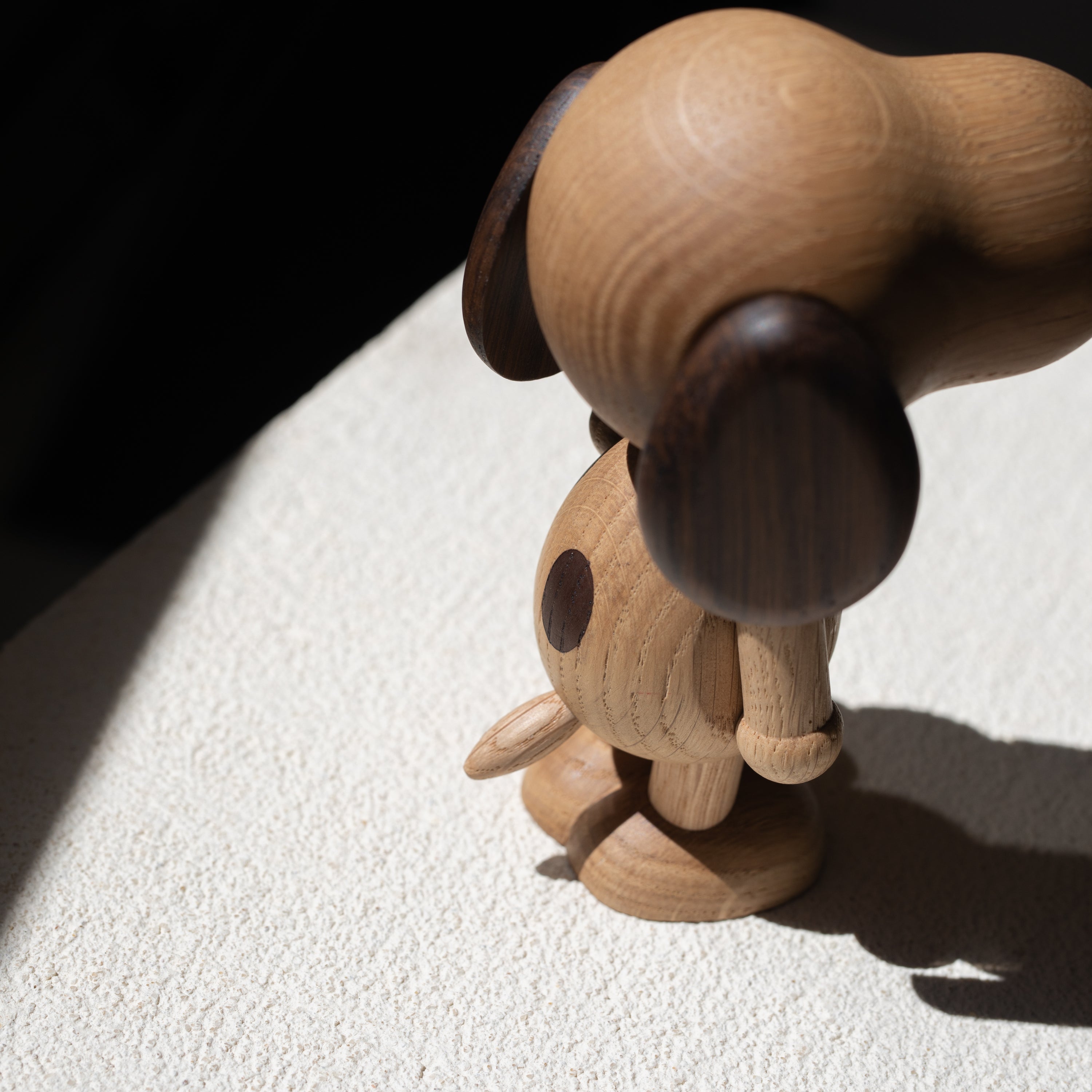 Snoopy Smoked Oak Figurine - Small