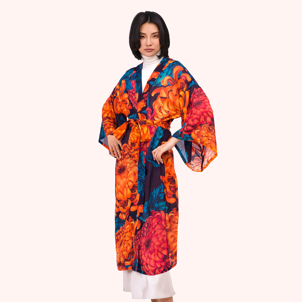 Long Kimono Gown