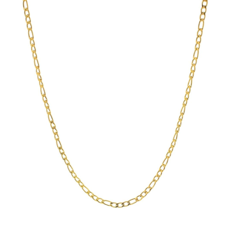 Gold-tone charm chain necklace, continuous oval links