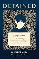 Detained boy's survival journal cover with boy silhouette and “A Boy's Journal” card