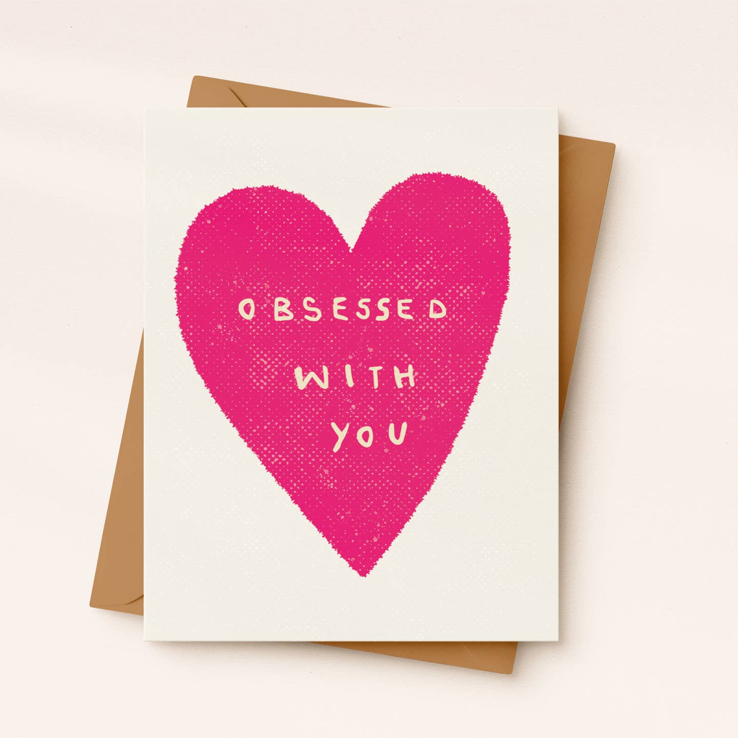 Obsessed With You Heart Card