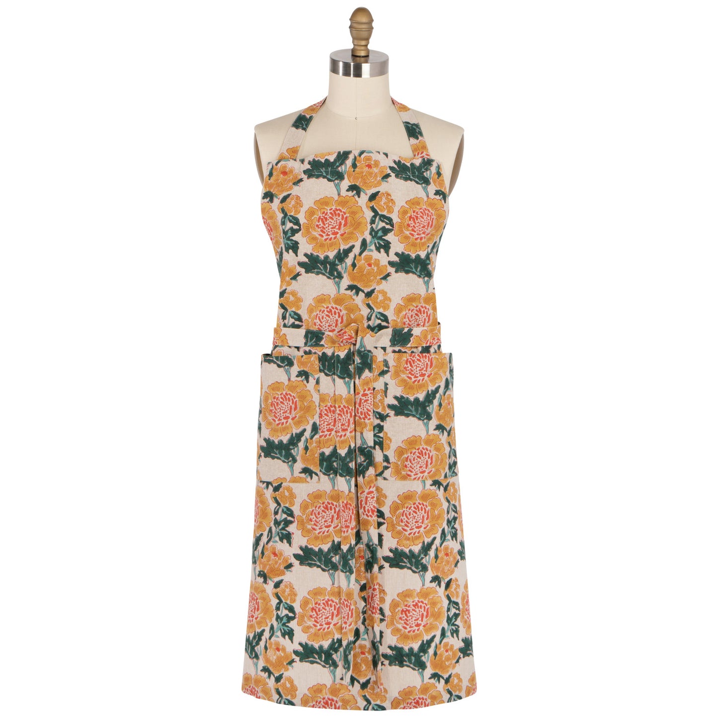 Block Print Apron - Goldenrise