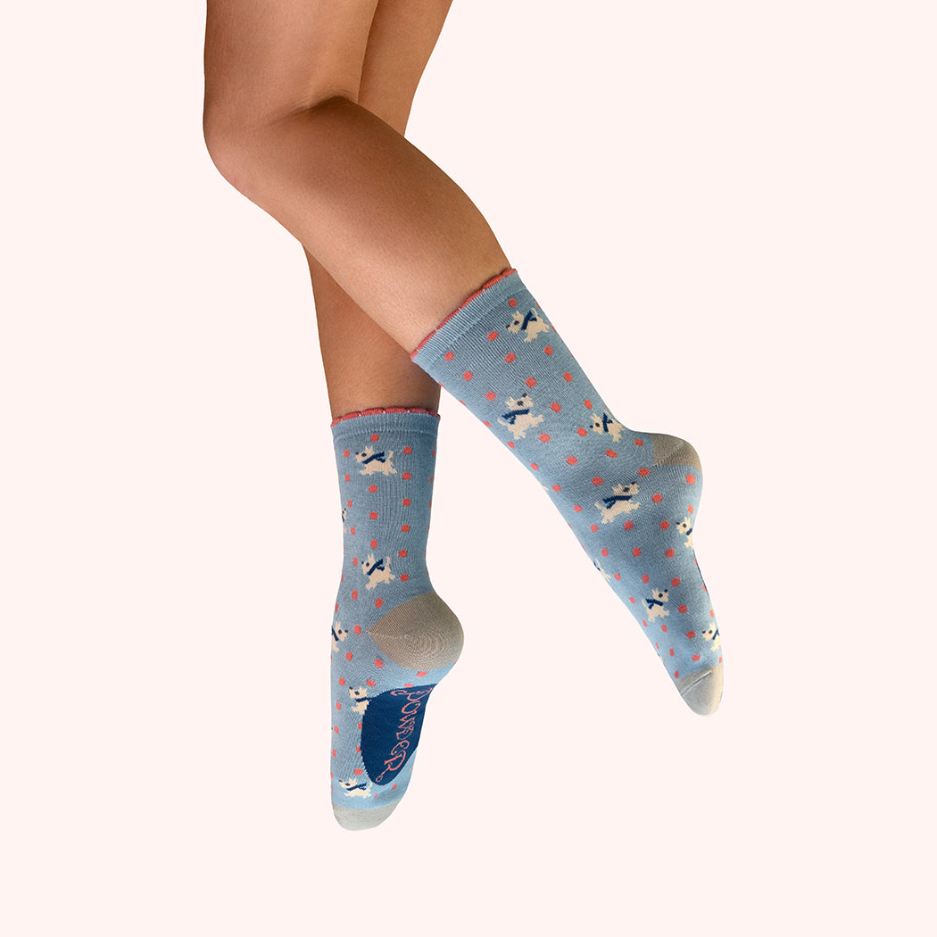 Ankle Socks - Woolly Westies