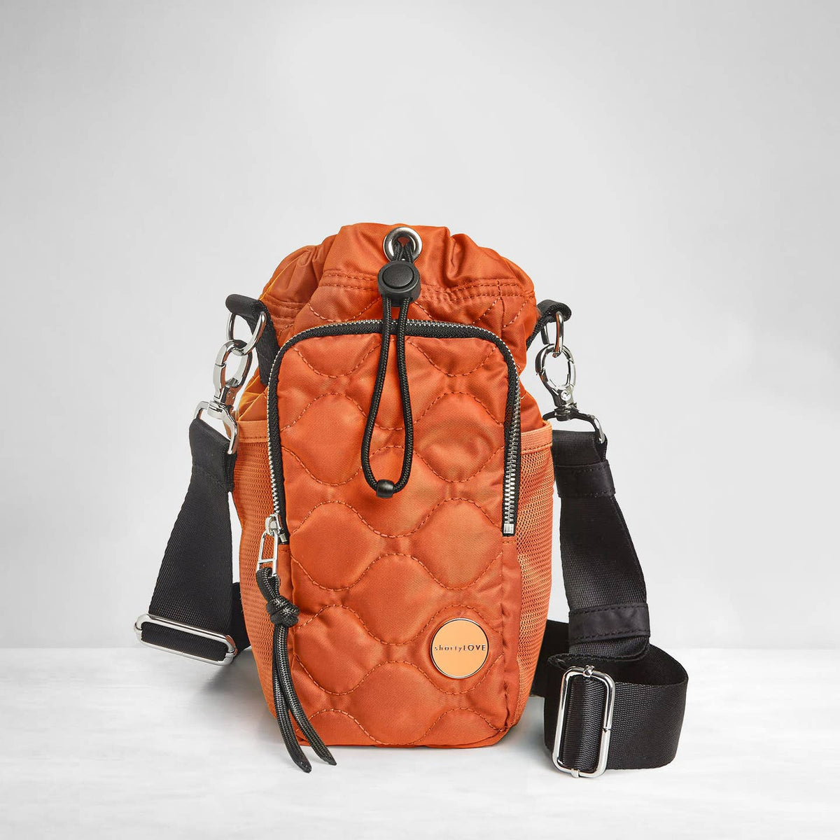 Bea - Small Quilted Sling Bag - Orange
