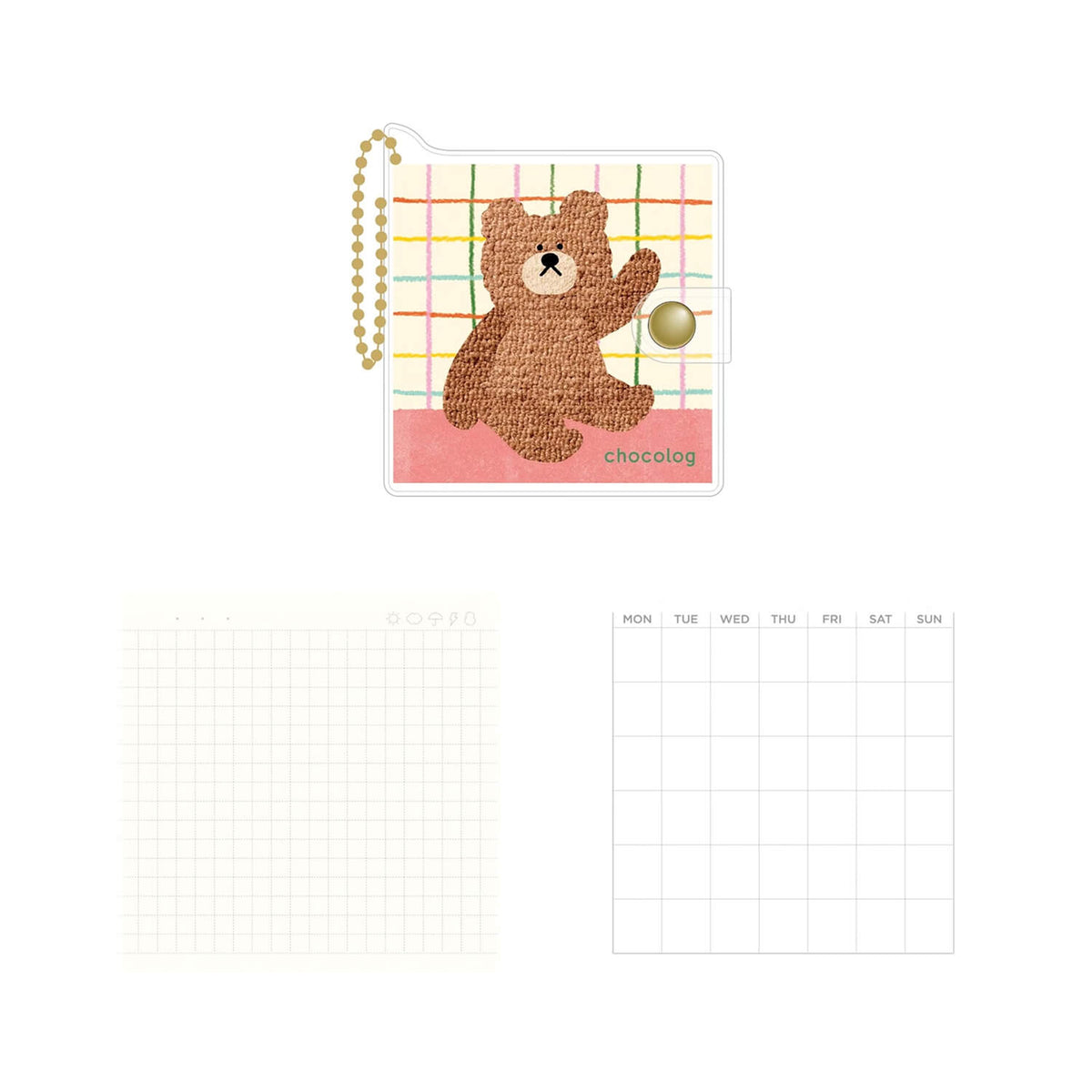 ChocoLog Mini Notebook - Bear