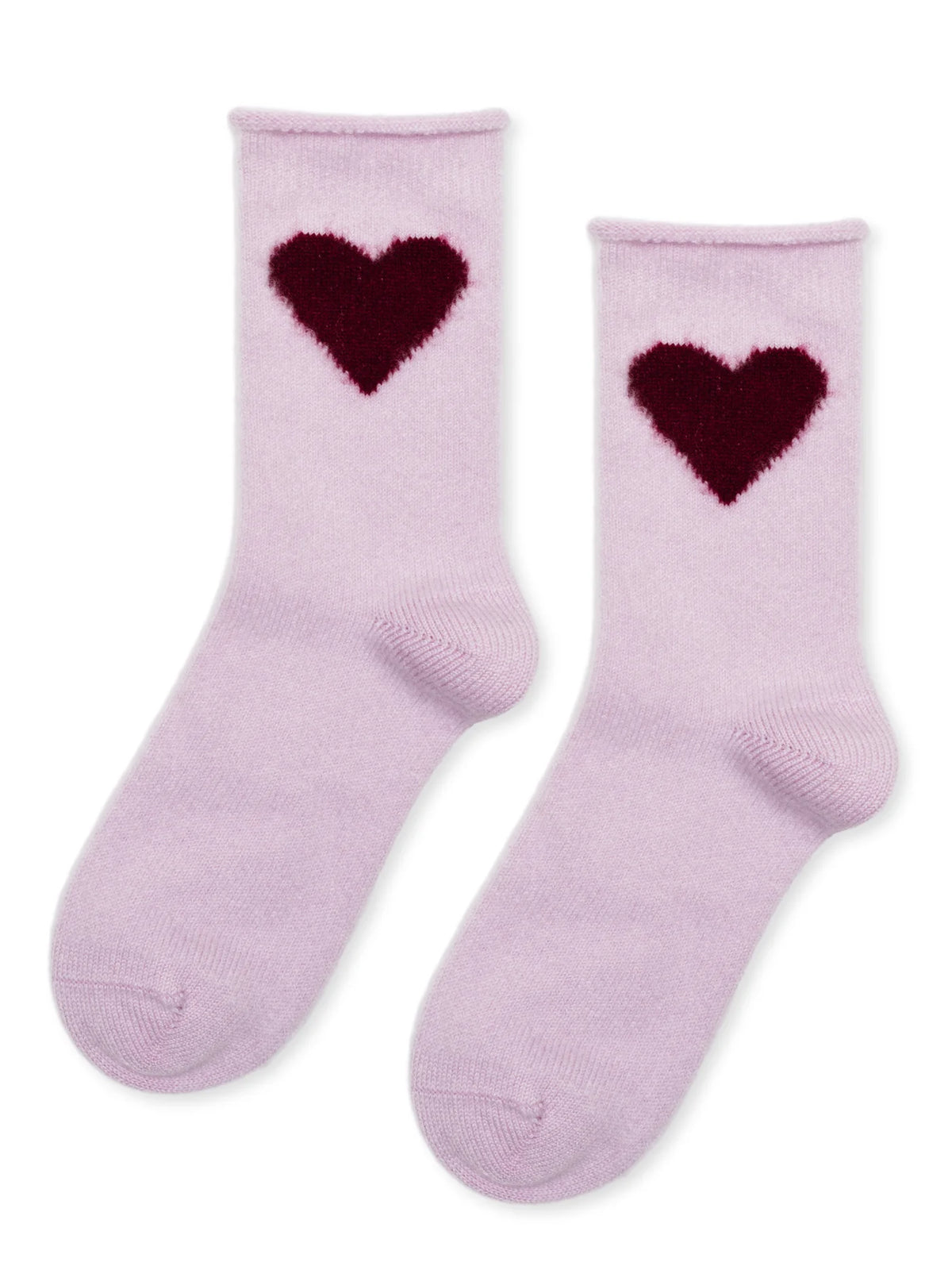 Love Cashmere Crew Socks - Orchid