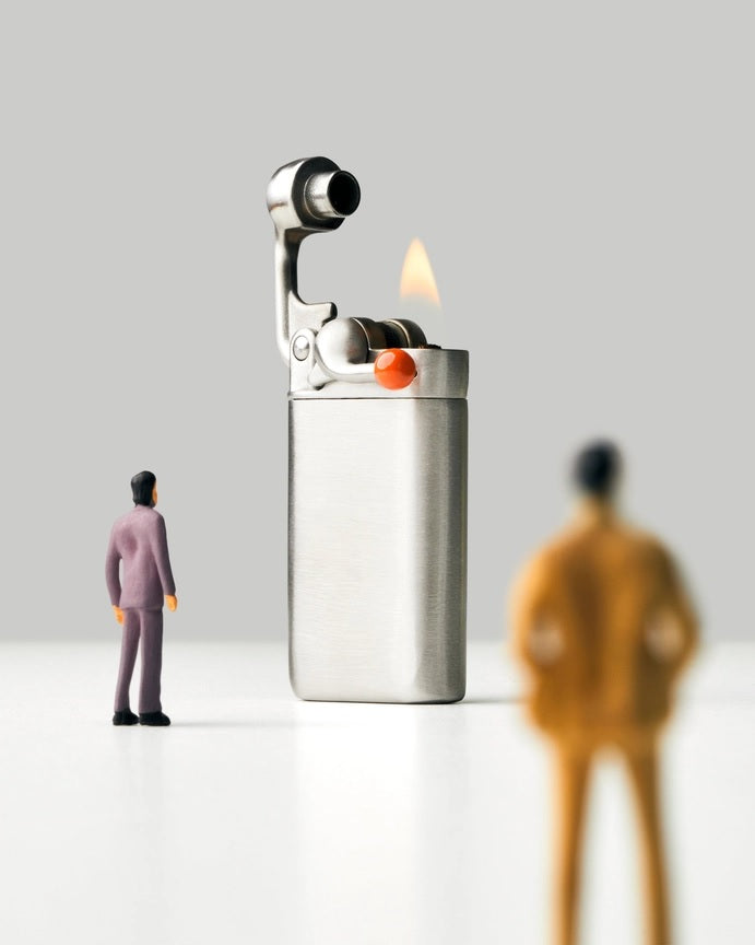 Swingtop Lighter- Stainless Steel