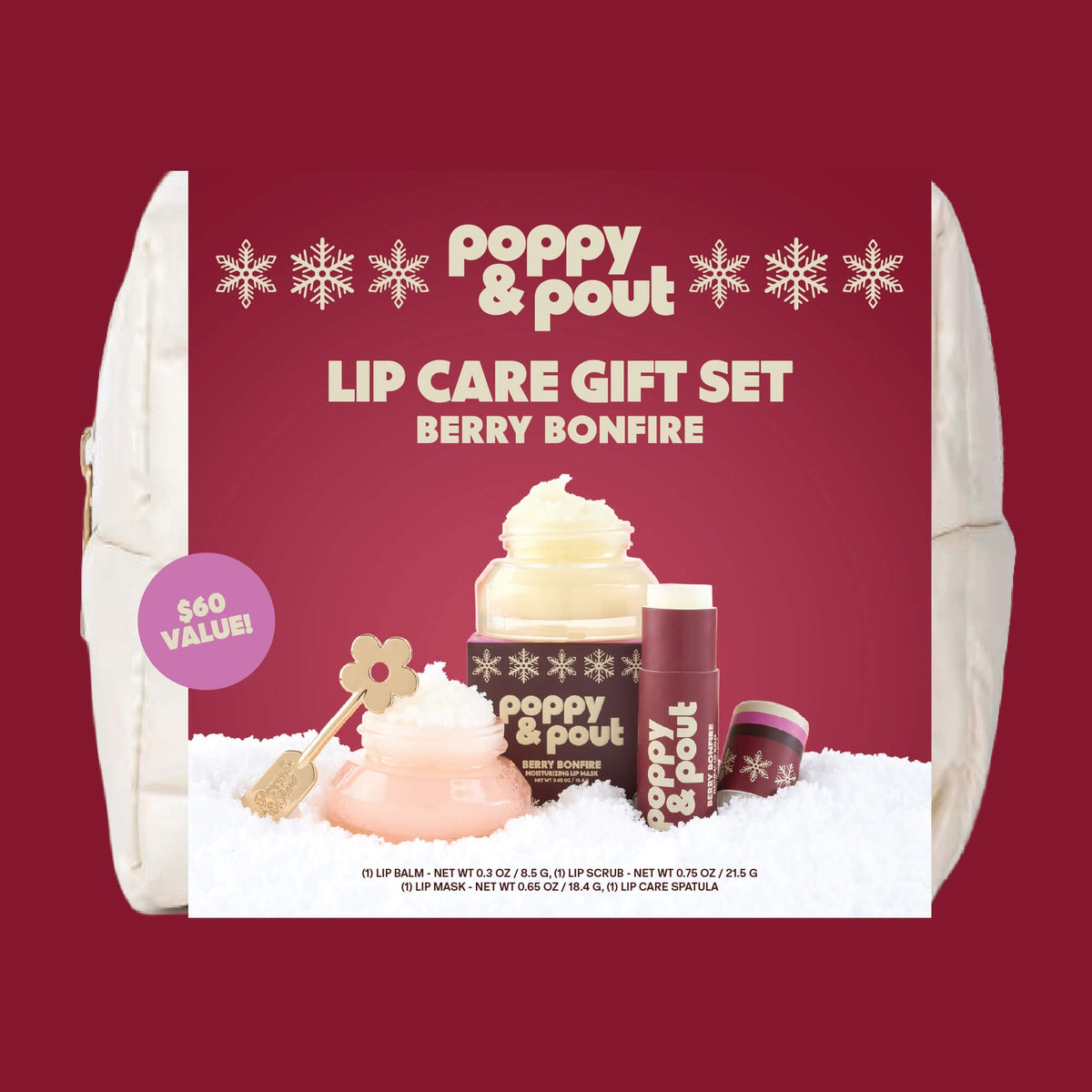 Puffer Bag Gift Set, Berry Bonfire, Limited Edition